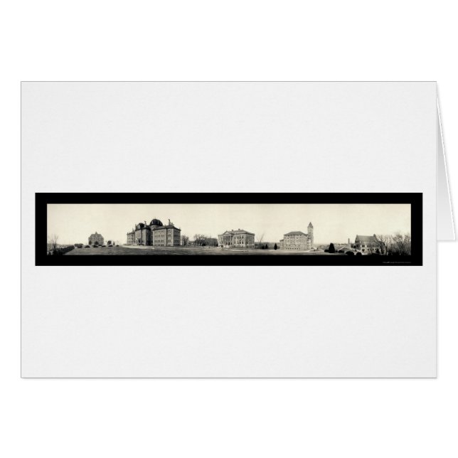 Foto de la Universidad de Kansas, 1908 (Anverso (Horizontal))