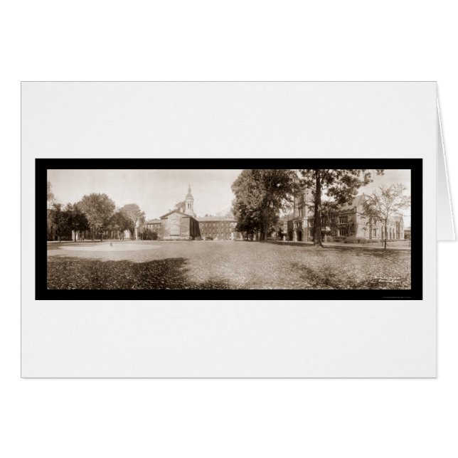 Foto de la Universidad de Princeton de 1909 (Anverso (Horizontal))