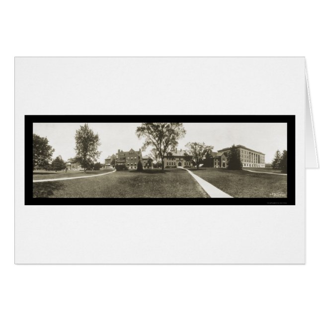 Foto de la Universidad Estatal de Michigan, 1912 (Anverso (Horizontal))