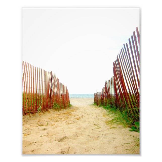 Foto de la valla de trazado de playa (Frente)