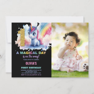 Foto de las invitaciones de cumpleaños de Unicorni