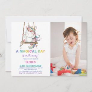 Foto de las invitaciones de cumpleaños de Unicorni