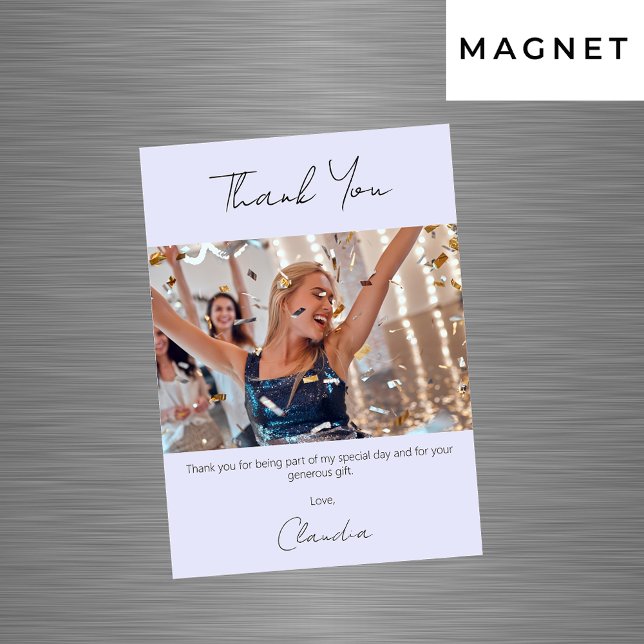 Foto de Lavender, tarjeta magnética de agradecimie (Subido por el creador)