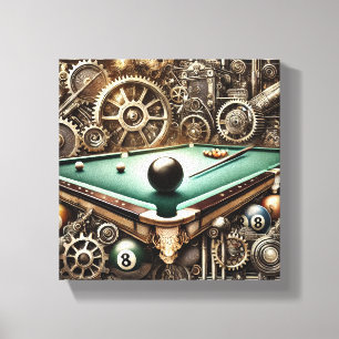 Foto de lienzo Steampunk Snooker