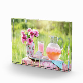 Foto de limonada rosa