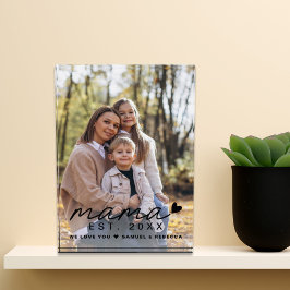 Foto de mamá superpuesta al Día de la madre