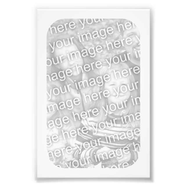 Foto de marco blanco 4x6 (Frente)