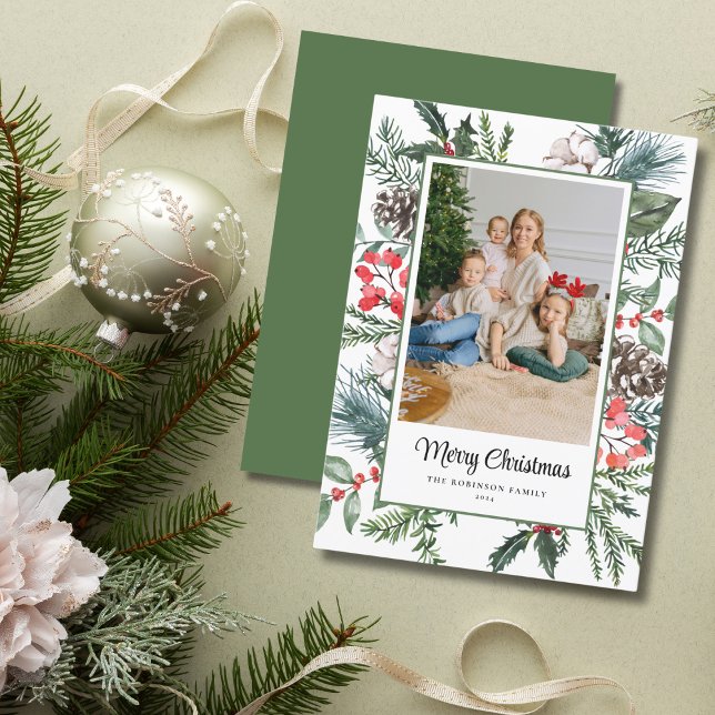 Foto de marco botánico Feliz Navidad (Subido por el creador)