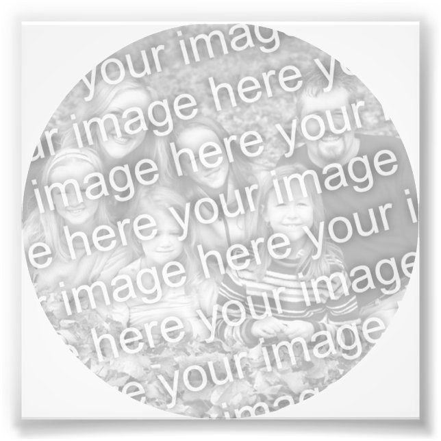 Foto de marco de círculo blanco (Frente)