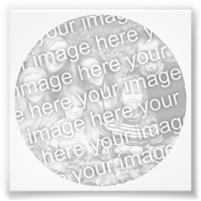 Foto de marco de círculo blanco (Frente)