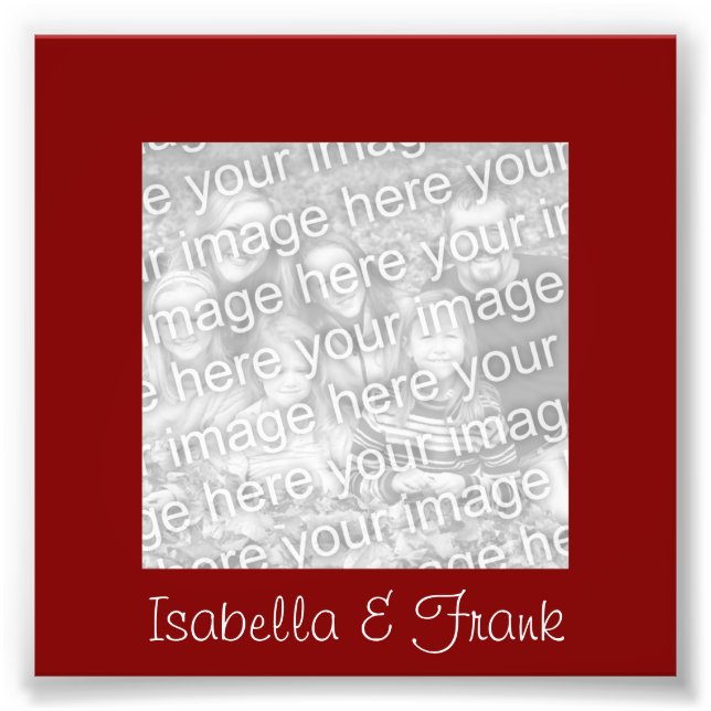 Foto de marco de maroon (Frente)