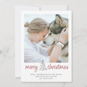 Foto de mascota personalizada Feliz Navidad Mamá P