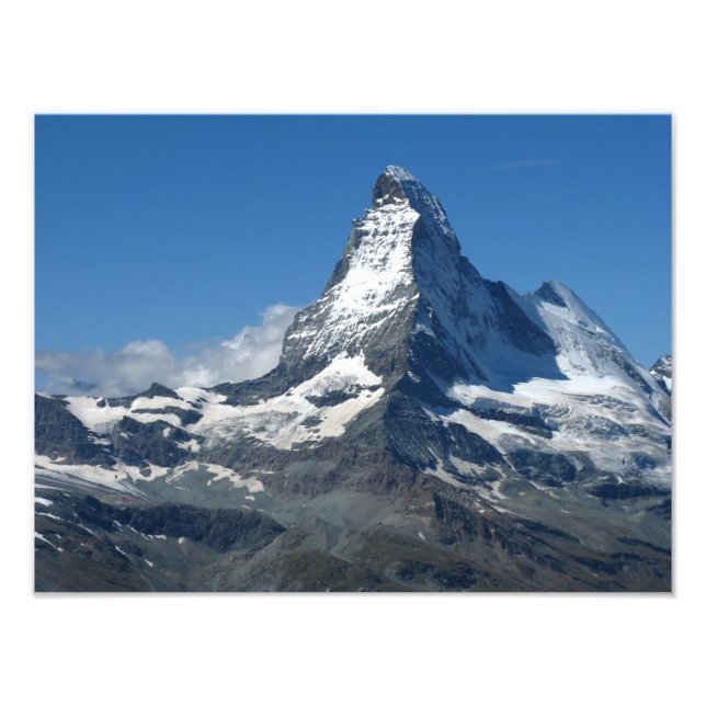 Foto de matterhorn Imprimir Alpes suizos (Frente)