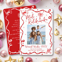 Foto de Mele Kalikimaka Dibujado a Mano Navidad