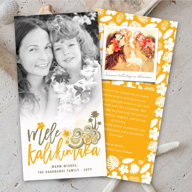 Foto de Mele Kalikimaka Hibiscus Palm Tree Navidad (Subido por el creador)