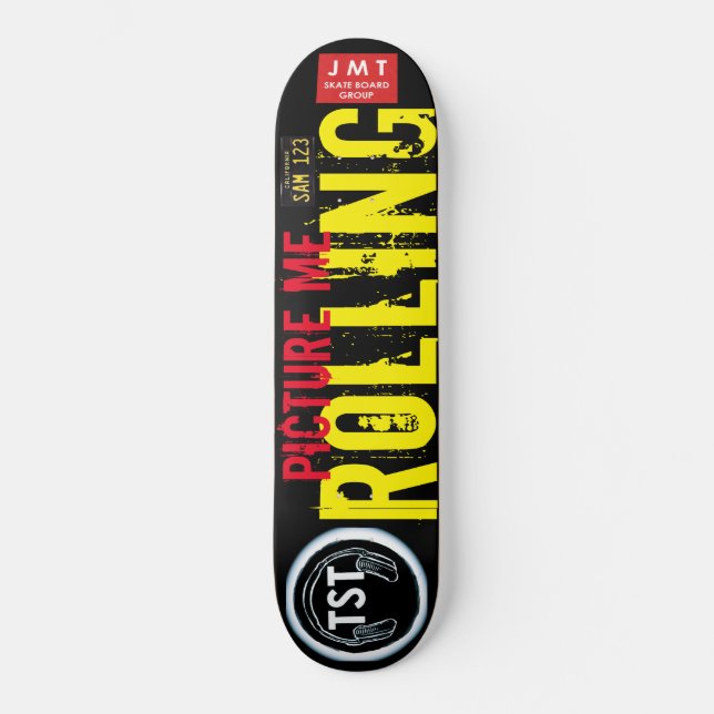 FOTO DE MÍ ROLLING SKATEBOARDS / JMT USA (Anverso)