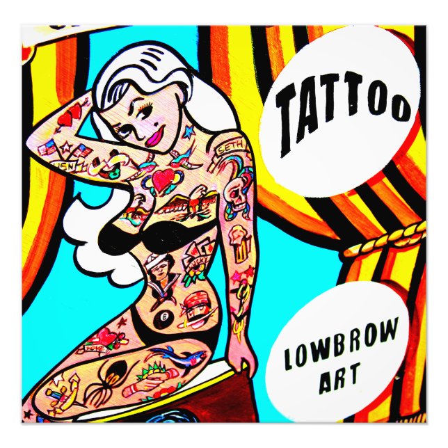 foto de mujer tatuada (Frente)