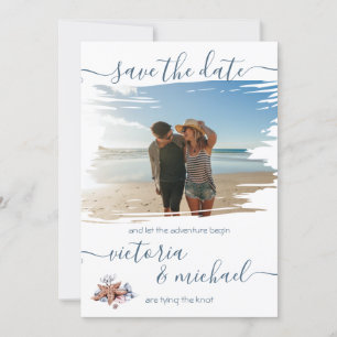 Foto de Nautical Beach Save the date Invitación