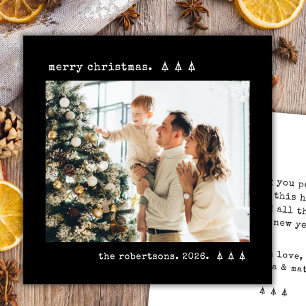 Foto de Navidad Árbol de Pino Máquina de Escribir