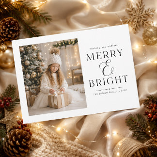 Foto de Navidad Atemporal Alegre y Brillante