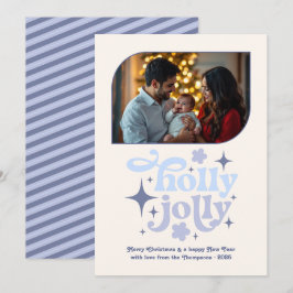 Foto de Navidad azul moderna susurro de campanilla