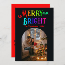 Foto de Navidad colorida y alegre