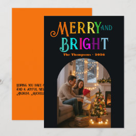 Foto de Navidad colorida y alegre