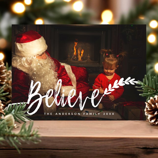 Foto de Navidad con letra a mano moderna que dice  (Subido por el creador)
