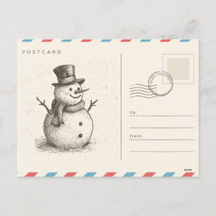 Foto de Navidad de Beige Brown Vintage