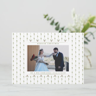 Foto de Navidad de Casados Tarjeta de Navidad Seño