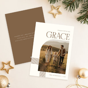 Foto de Navidad de familia cristiana religiosa mod