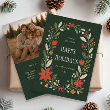 Foto de Navidad de Familia de Arte Popular Moderno