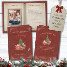 Foto de Navidad de la familia del clásico cuento r