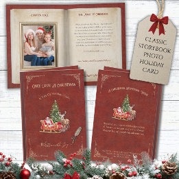 Foto de Navidad de la familia del clásico cuento r
