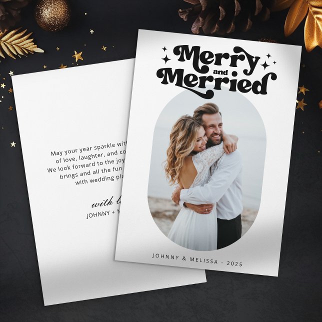 Foto de Navidad de pareja retro casada (Subido por el creador)