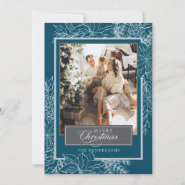 Foto de navidad del merry botánico de plata turque