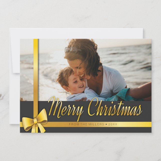 Foto de Navidad editable (Anverso)