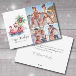 Foto de Navidad en Playa Tropical