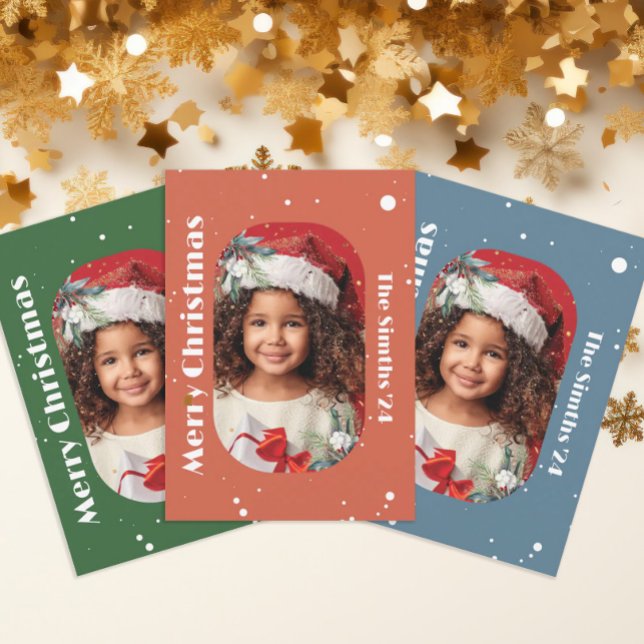 Foto de Navidad Feliz con Copo de Nieve y Muérdago (Subido por el creador)