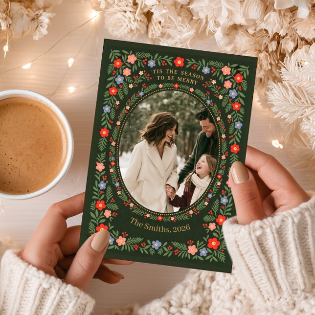Foto de Navidad floral folk (Subido por el creador)