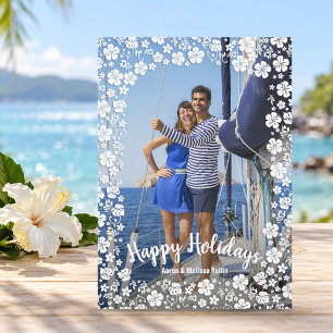 Foto de Navidad Floral Tropical