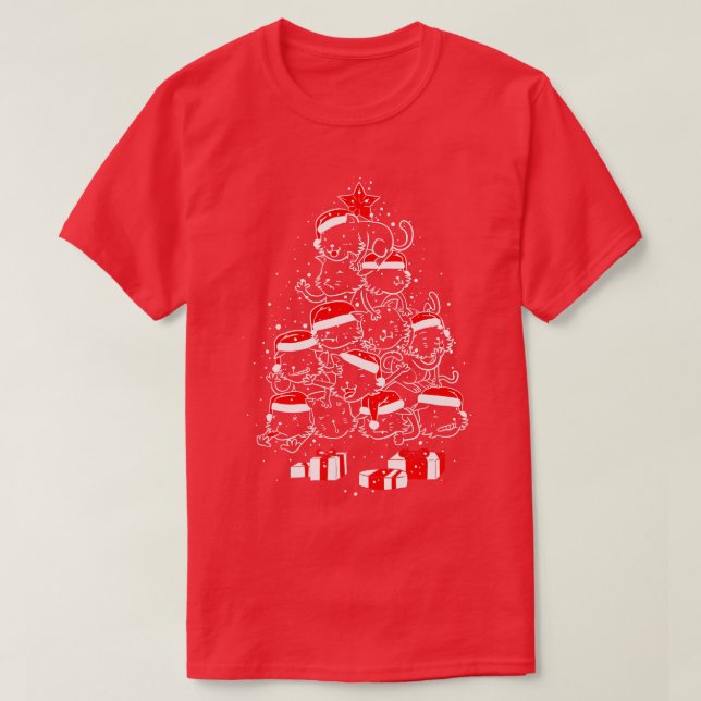 Foto de Navidad gatos de suéter feo de Tobe Fonsec (Diseño del anverso)