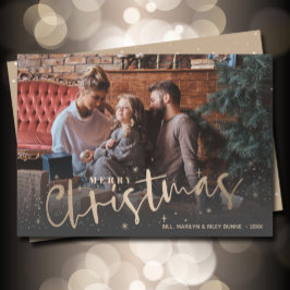 Foto de Navidad Gold Merry