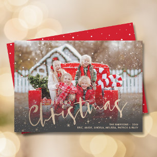 Foto de Navidad Gold Merry