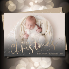 Foto de Navidad Gold Merry
