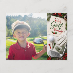 Foto de Navidad Golf Feliz Familia Festejos