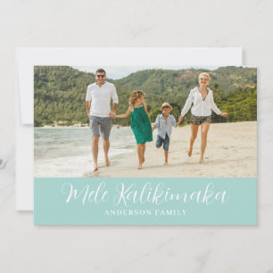Foto de Navidad hawaiana Mele Kalikimaka