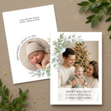 Foto de Navidad minimalista y moderna para la prim