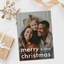 Foto de Navidad moderna minimalista