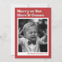 Foto de Navidad roja Alegre o No